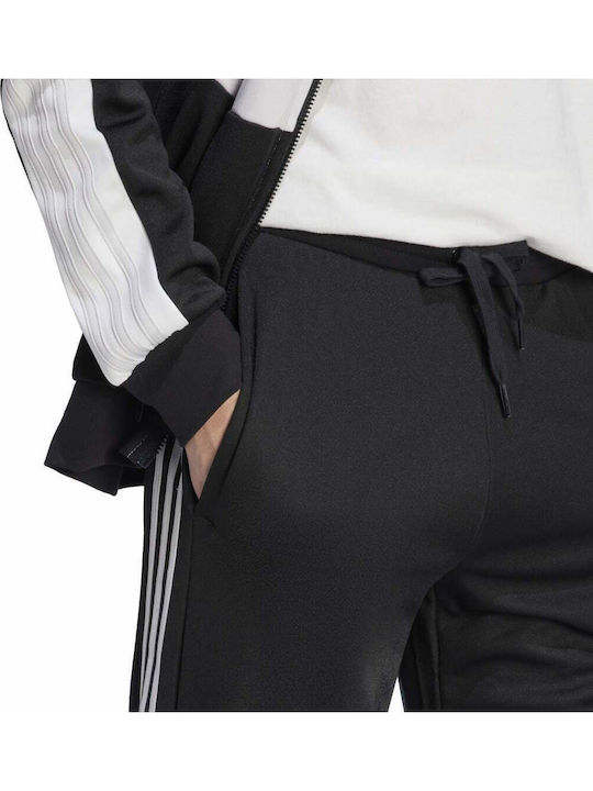 Colorblock Σετ Φόρμας με Λάστιχο Λευκό