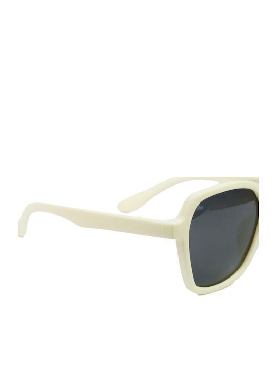 Marasil Τετράγωνα Παιδικά Γυαλιά Ηλίου με Polarized Φακό Μπεζ για 7-11 Ετών