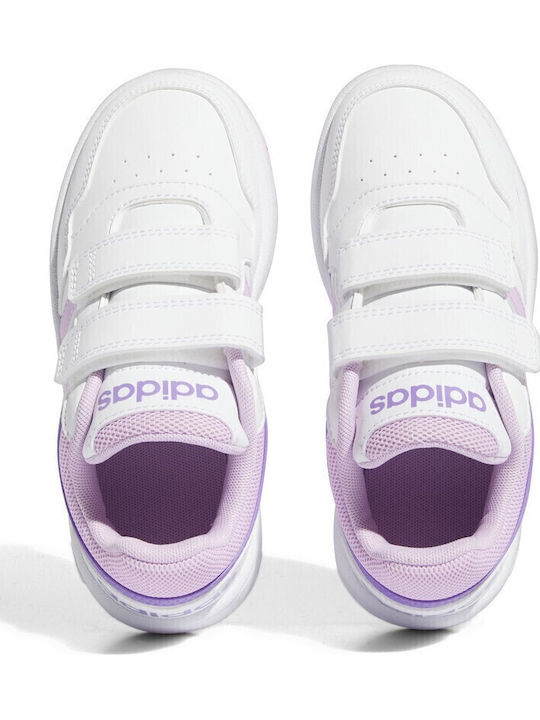 Hoops 3.0 CF Αθλητικά Παιδικά Παπούτσια Μπάσκετ με Σκρατς Cloud White / Bliss Lilac / Violet Fusion