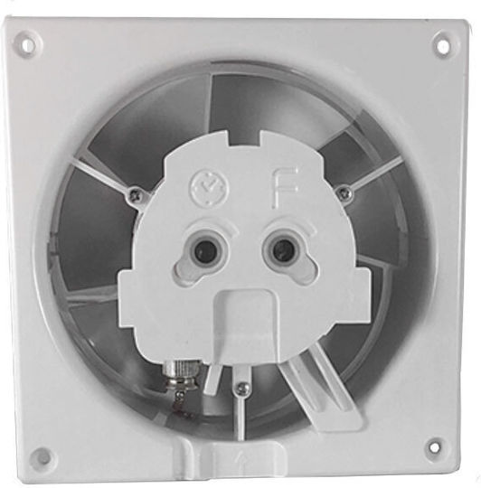 AirRoxy Standard Drim Επιτοίχιος Εξαεριστήρας 125mm Λευκός
