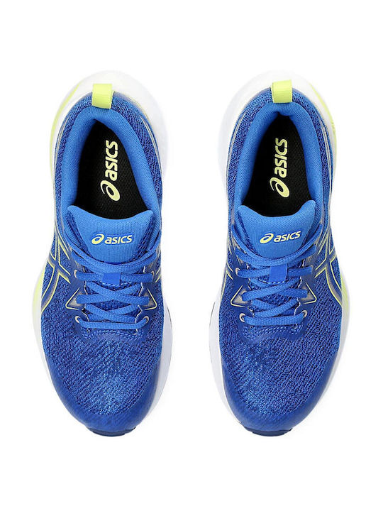 ASICS Kids Sports Shoes Running Illusion Blue / Glow Yellow