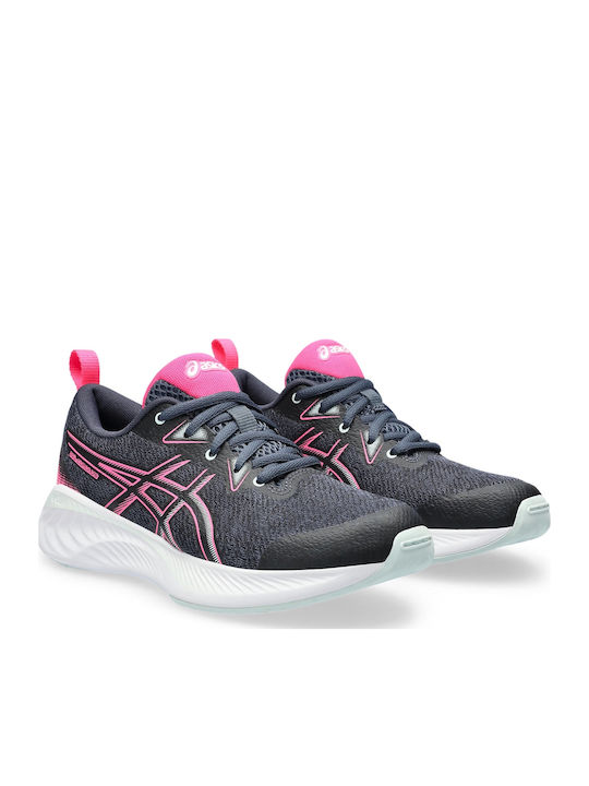 Gel-Cumulus 25 Gs Kids Sports Shoes Running with Laces Tarmac / Hot Pink