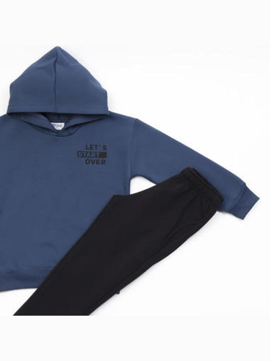 Trax Kids Sweatpants Set Blue 2pcs