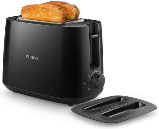 Philips Daily Collection Toaster 2 Slots 900W Black