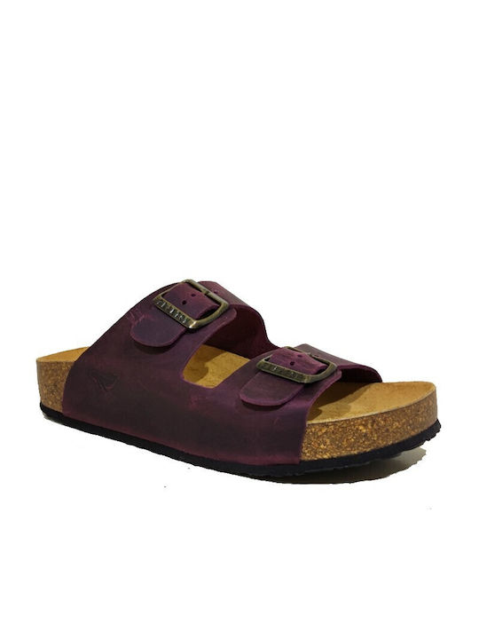 Anatomic Flatforms Leather Women's Sandals Apure Burdeos