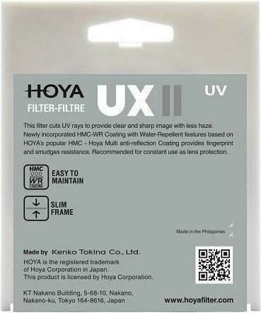 Hoya UX II Filter UV 46mm for Camera Lenses