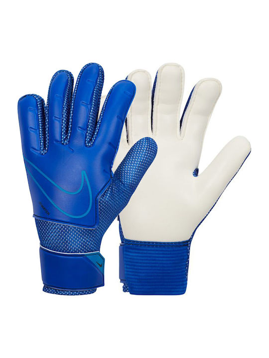Nike Match Torwarthandschuhe Kinder Blau