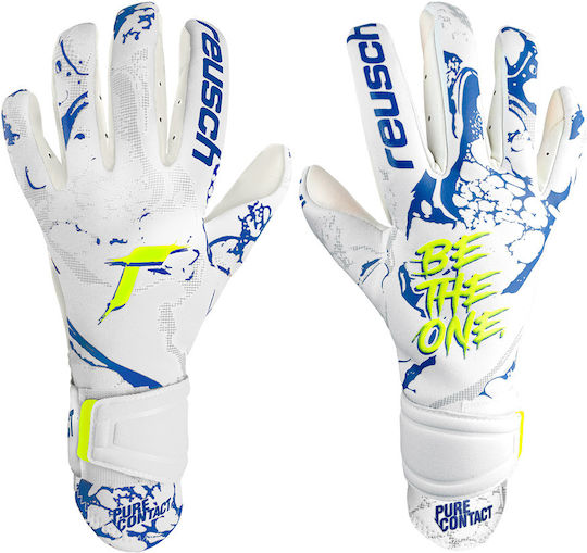Reusch Pure Contact Gold X Torwarthandschuhe Erwachsene Weiß