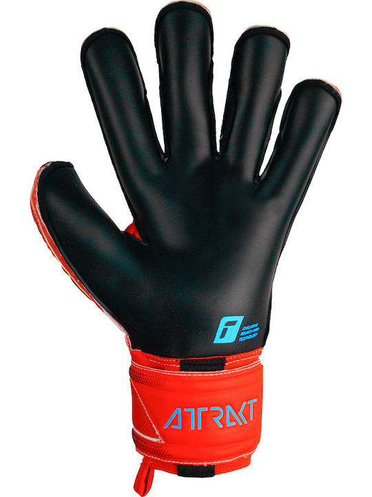 Reusch Attrakt Gold X Evolution Cut Finger Support Mănuși portar Adulți Roșii