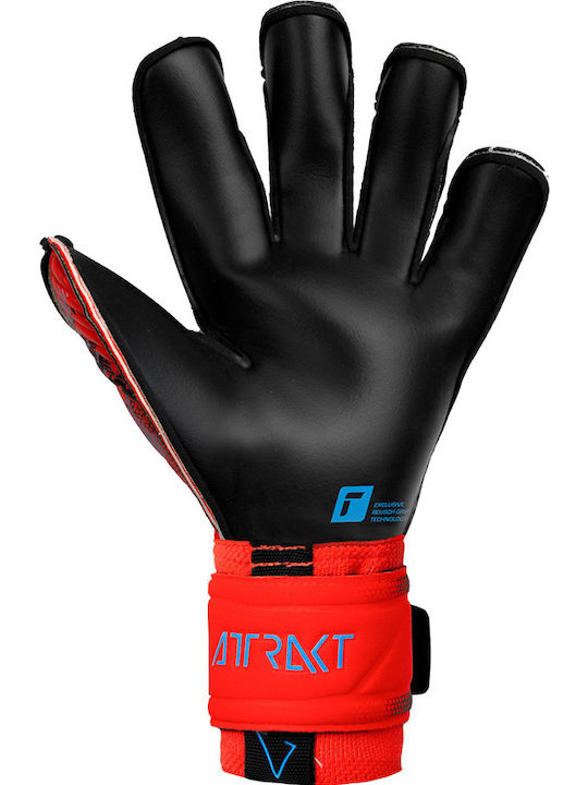 Reusch Attrakt Gold X Evolution Cut Голмански ръкавици за Възрастни Червени