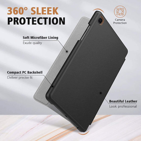 Techsuit FoldPro Flip Cover Neagră (Galaxy Tab A7 Lite)