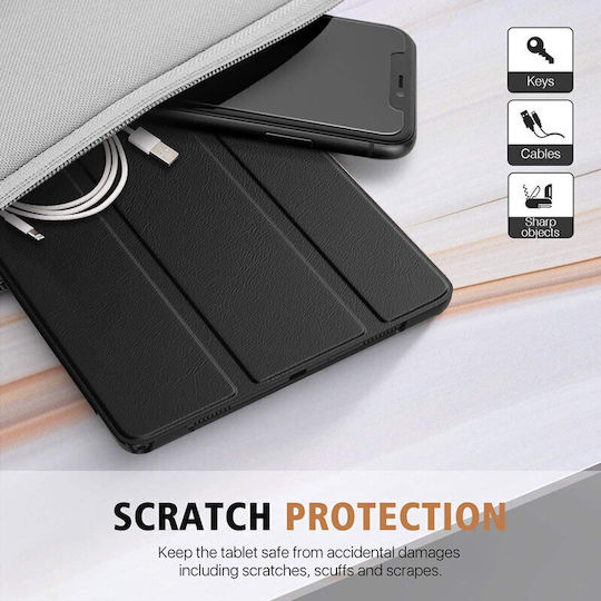 Techsuit FoldPro Flip Cover Neagră (Galaxy Tab A7 Lite)