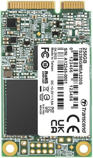 Transcend 220S SSD 256GB mSATA SATA III