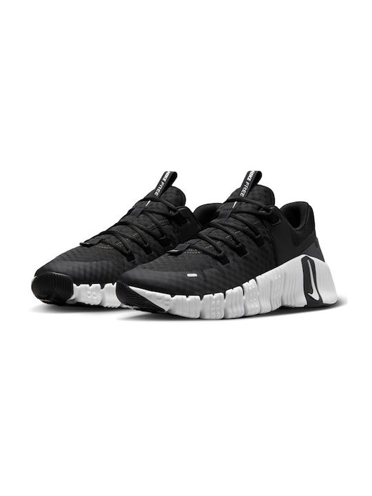 Free Metcon 5 Men's Sport Shoes Crossfit Black Anthracite White