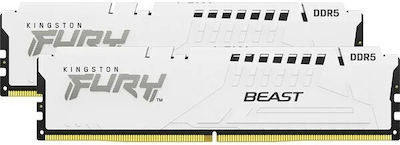 Kingston Fury Beast 32GB DDR5 RAM cu 2 module (2x16GB) și Viteză 5200 pentru Desktop