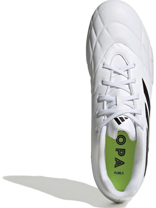 adidas Copa Pure.3 Football Shoes with Cleats White