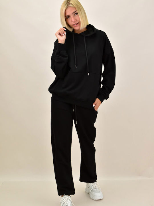 Potre Damen-Sweatpants-Set Schwarz