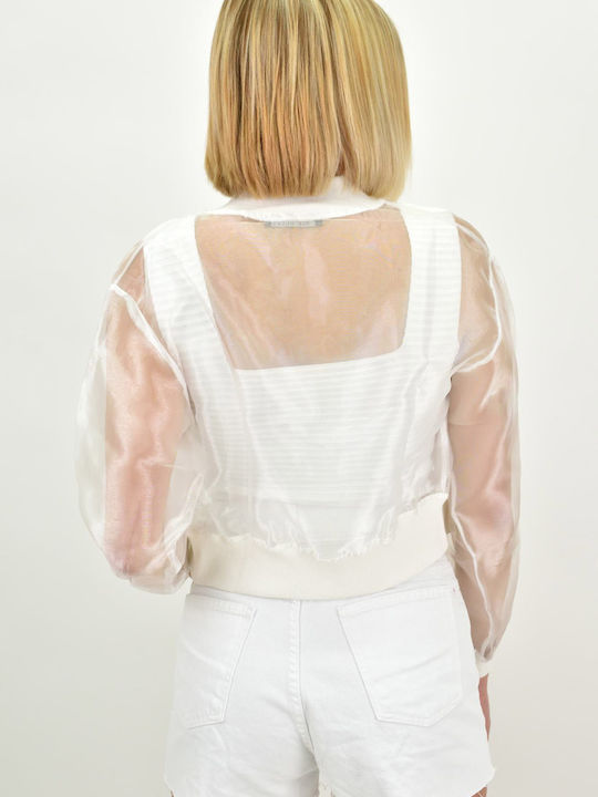 Damen Jacke in Weiß Farbe