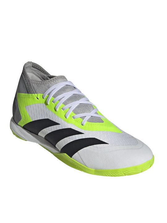Adidas Predator Accuracy.3 IN Χαμηλά Ποδοσφαιρικά Παπούτσια Σάλας Cloud White / Core Black / Lucid Lemon