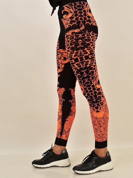 Frauen Lang Leggings Orange