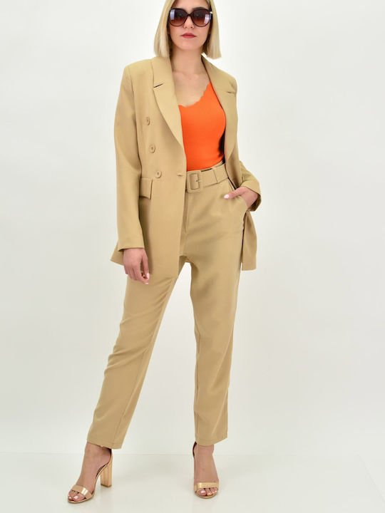 Women's Beige Suit