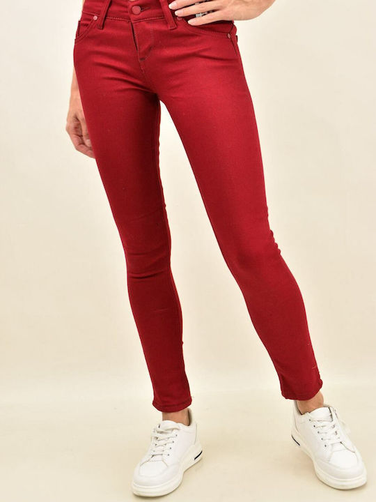 Potre Women's Jean Trousers Red