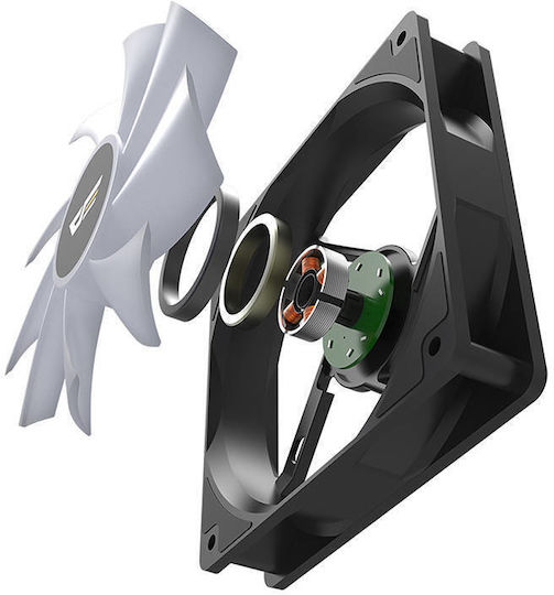 Darkflash CL12 Case Fan 120mm 1200rpm 52.46cfm with RGB Lighting and 4-Pin Molex Connection