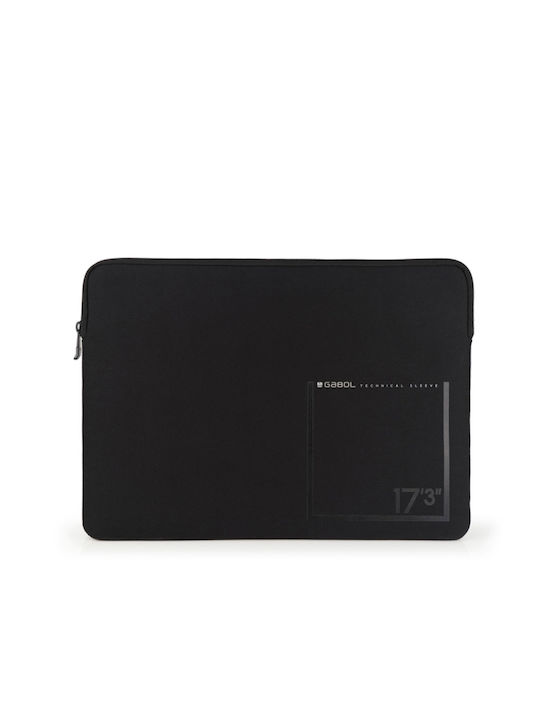 Gabol Mars Items Αδιάβροχη Θήκη για Laptop 17.3" σε Μαύρο χρώμα