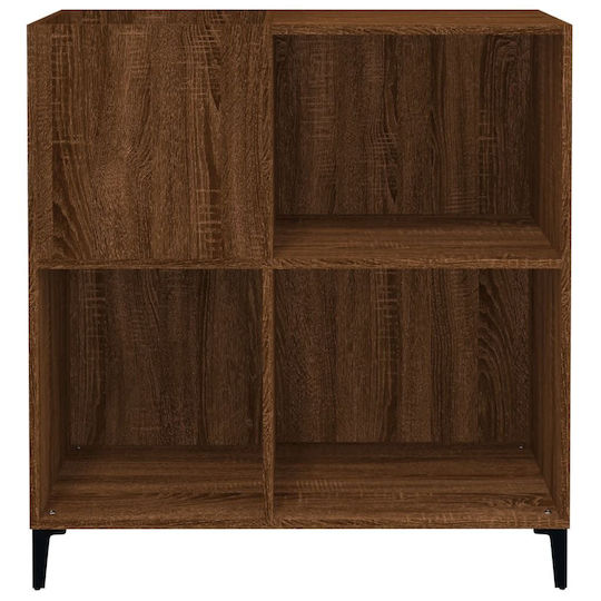 vidaXL Mobilier Hi-Fi cu 3 Rafturi Maro 38x84.5x89cm