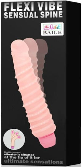 Baile Flexi Vibe Sensual Spine Realistic Vibrator 19.5cm Flesh