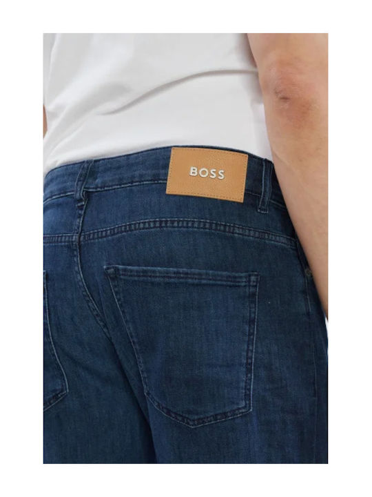 Hugo Boss Pantaloni de Bărbați din Jean Albastru marin