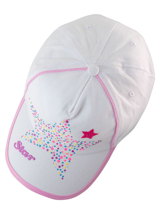 Brims and Trims Kids' Hat Jockey Fabric White