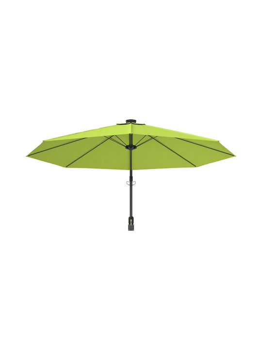 Umbrelă De Perete Rotundă Din Aluminiu Verde Φ2.9m