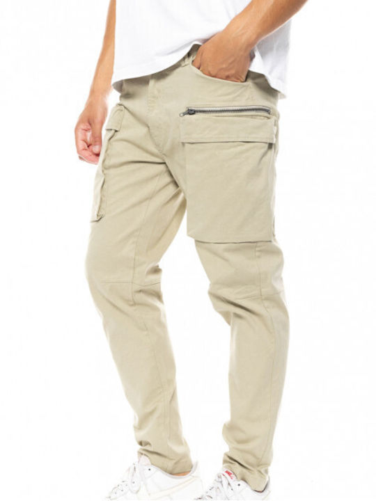 Splendid 49-241-012 Herrenhose Cargo Elastisch Beige