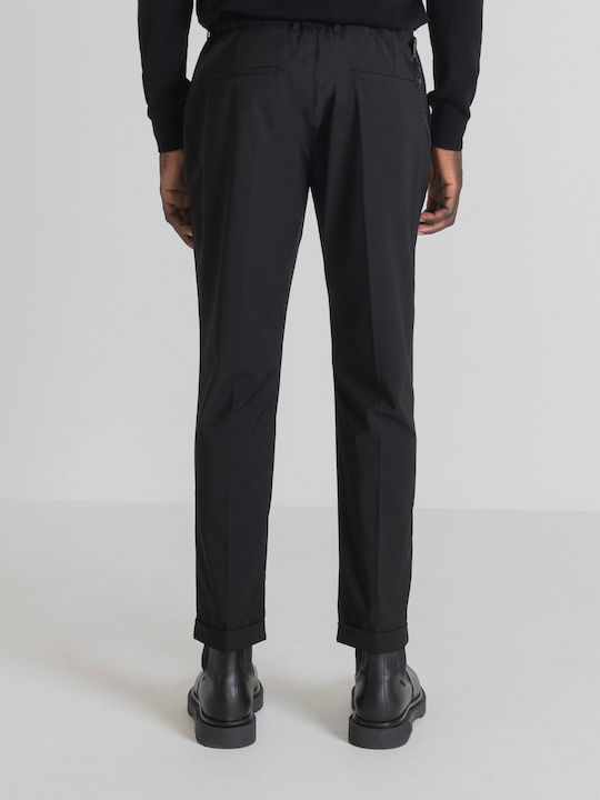 Antony Morato Herrenhose Elastisch in Slim Passform Schwarz