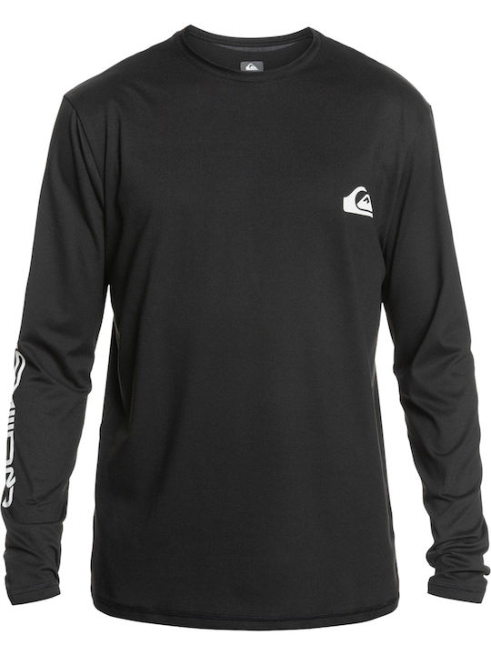 Quiksilver Omni Session UPF 50 Men's Long Sleeve Sun Protection Shirt Black