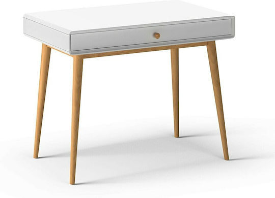 Schreibtisch Jimi Holz White / Natural 90x53x75cm