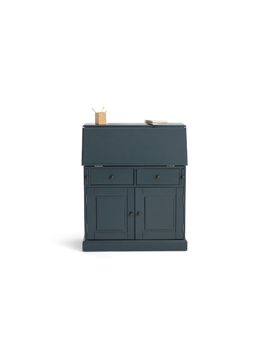 Γραφείο Betta από Μασίφ Ξύλο Γκρι 93x40x110εκ.