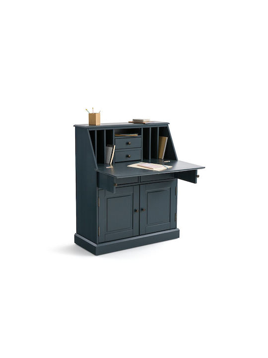 Γραφείο Betta από Μασίφ Ξύλο Γκρι 93x40x110εκ.