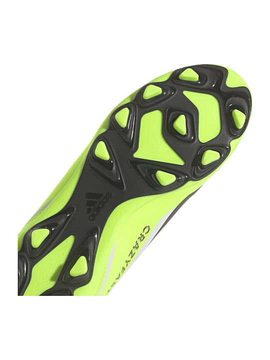 X Crazyfast.4 FxG Kids Soccer Cleats & Shoes Molded White