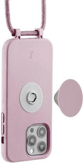 Just Elegance Back Cover Silicone Pink (iPhone 12 Pro Max)