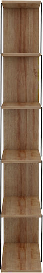 Bibliotecă Tars Stejar Natural 65x24x146 cm