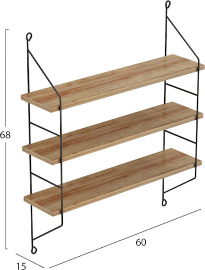 Raft Achala Stejar Natural 60x15x68 cm