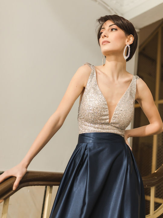 Women's Blouse Corset Sleeveless Silver