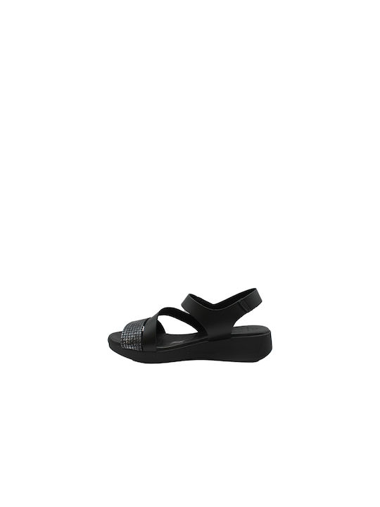 Oh My Sandals Women's Platform Shoes Black