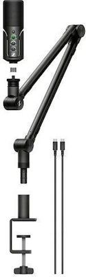 Sennheiser Condenser USB Type-C Microphone Profile Streaming Set Shock Mounted/Clip On for Voice