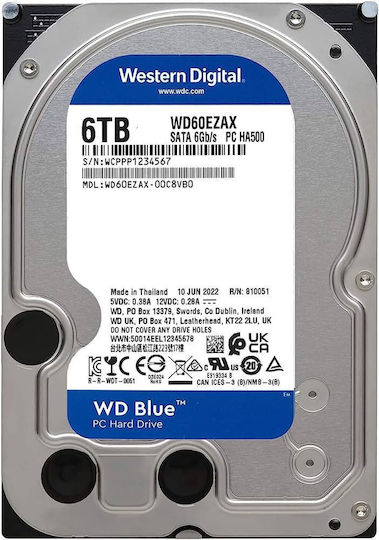 Western Digital Blue 6TB HDD Hard Disk 3.5