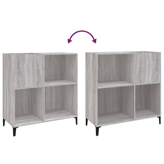 vidaXL Hi-Fi Möbel Gray 38x84.5x89cm