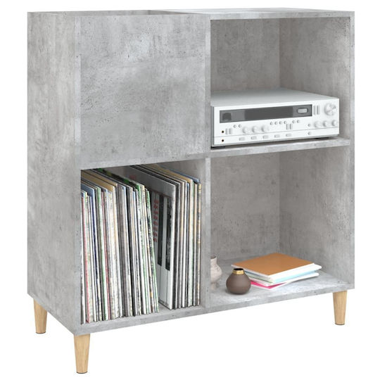 vidaXL Έπιπλο Hi-Fi με 3 Ράφια Γκρι 38x84.5x89cm