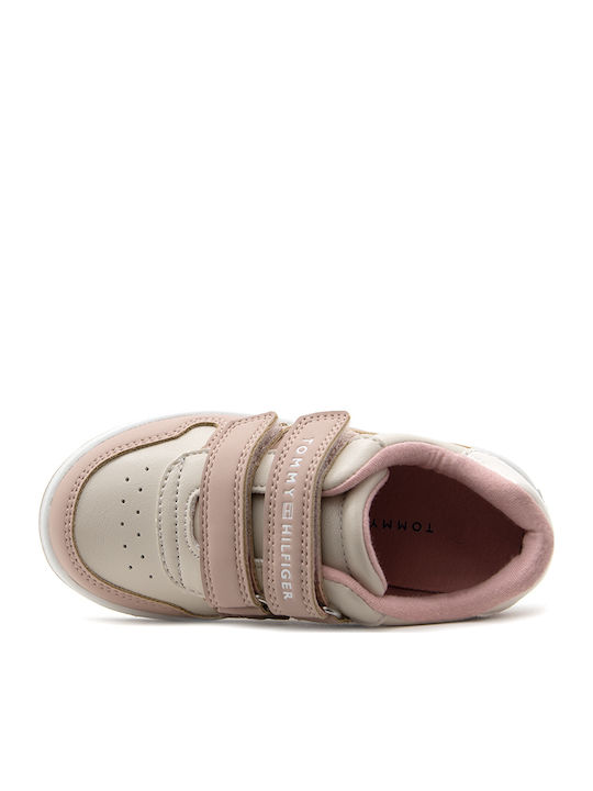 Kids Sneakers with Scratch Beige
